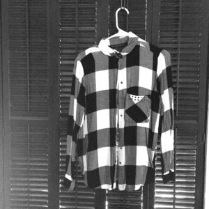 Zara Plaid button down shirt